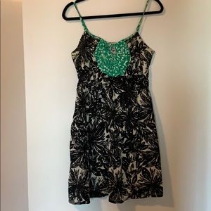 Anthropologie We <3 Vera linen sundress floral